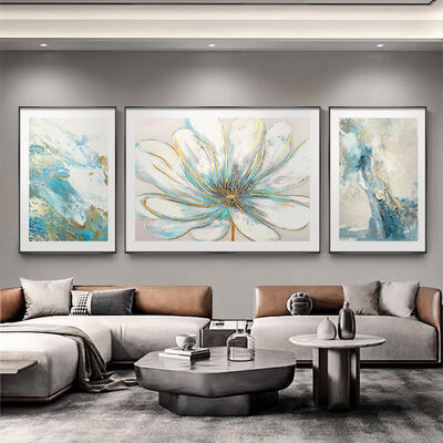Customized Size Abstract Style Hand Painted Oil Painting Canvas Wall Art