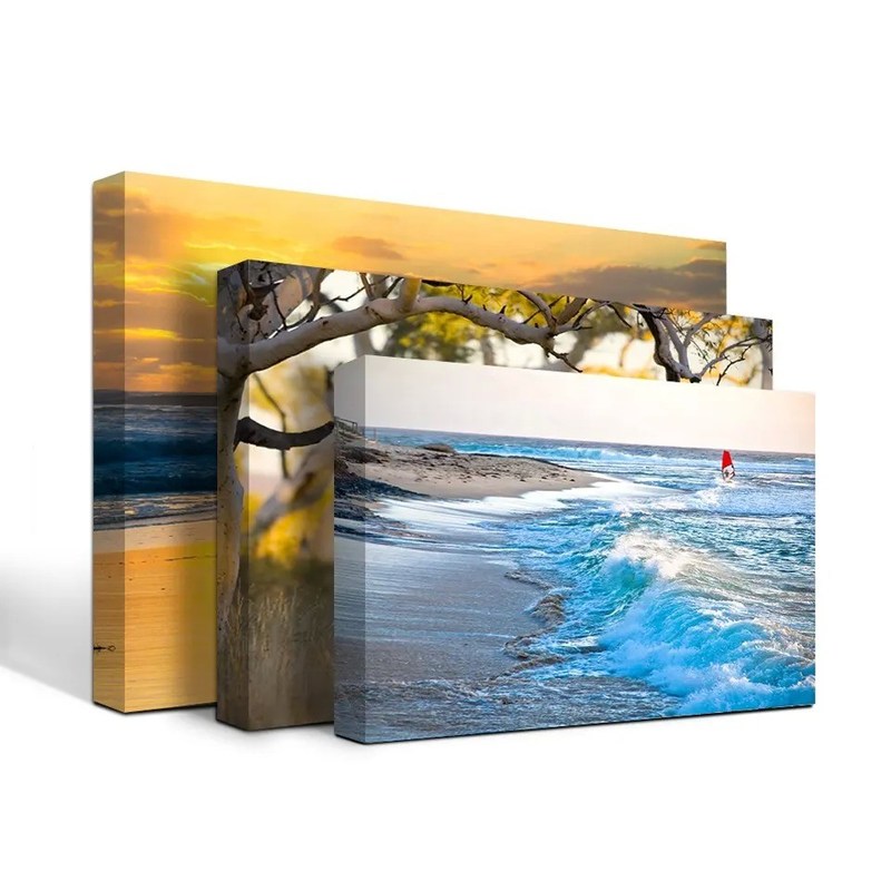 Handpainted Modern Landscape Picture Painting Landscape Wall Art Canvas 6 Color OEM ODM