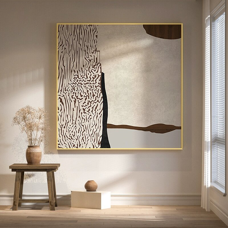 Thick layers of oil paint Digital Printed Oil Painting on Premium Canvas